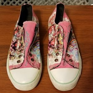 Ed Hardy slip on shoes
